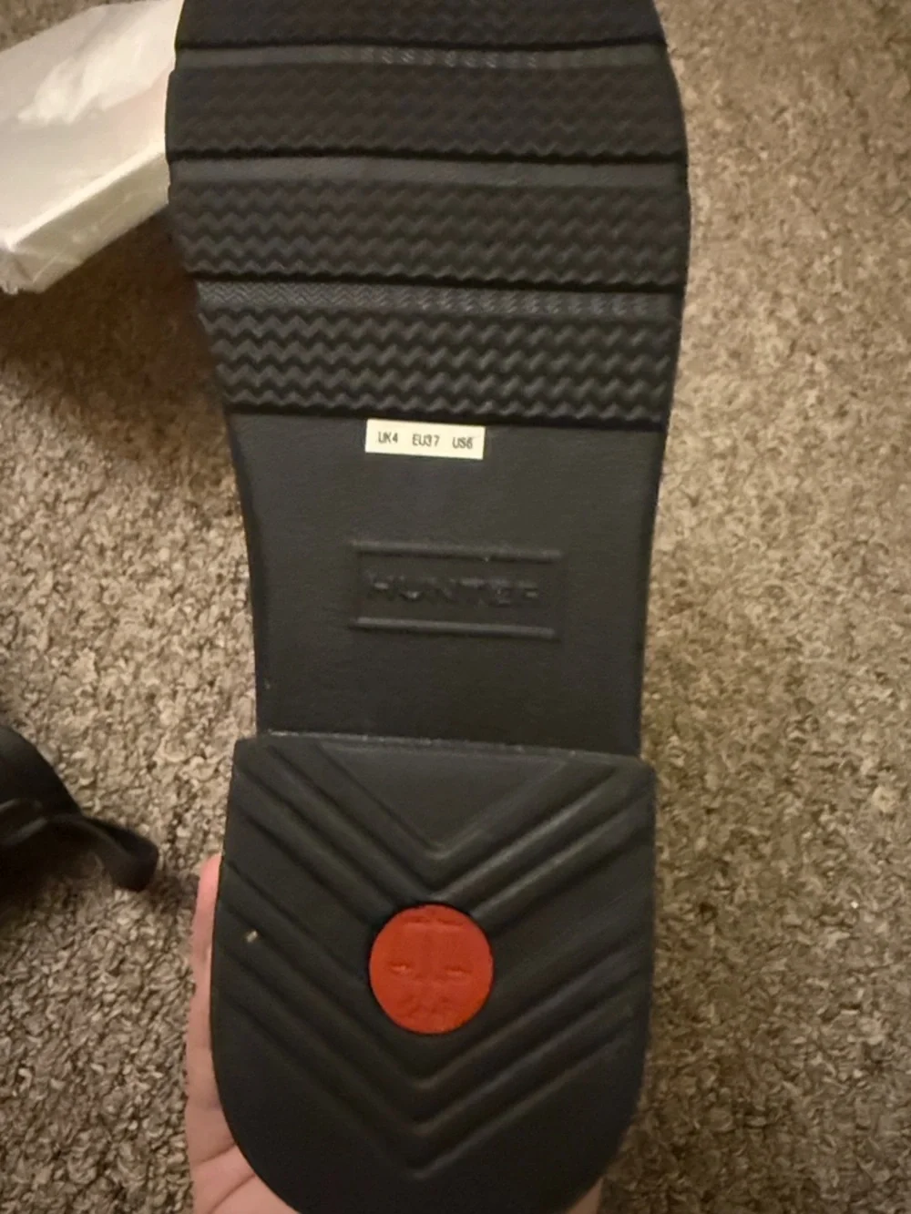 hunter Black Chelsea Rain Boots - Picture 6 of 7